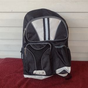 Pro sports black and gray backpack